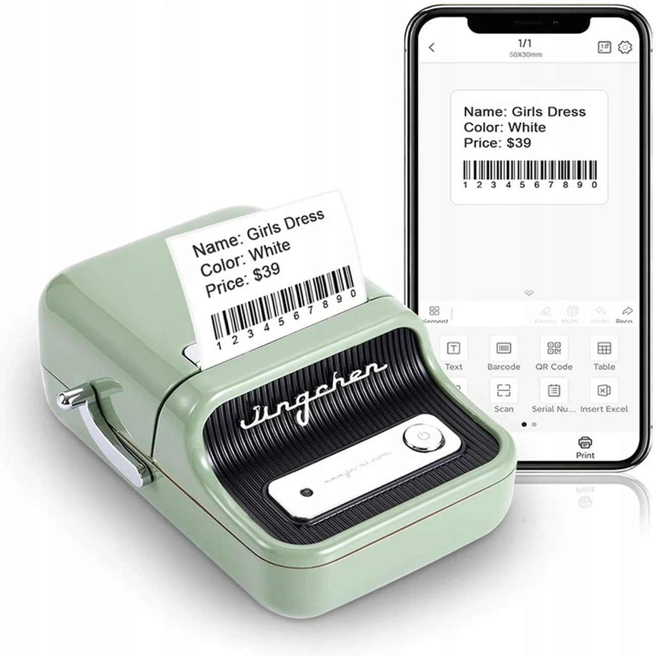 Termo uzlīmju printeris Niimbot B21 Pro, Bluetooth, 300 dpi
