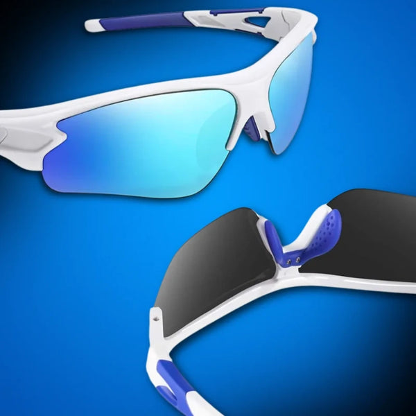 Polarizētas sporta saulesbrilles vīriešiem G10 zilas 