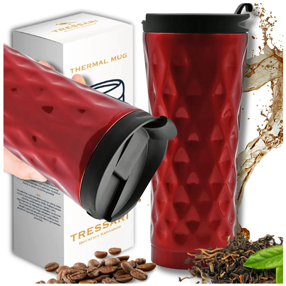Termokrūze kafijai, sarkana, 500 ml