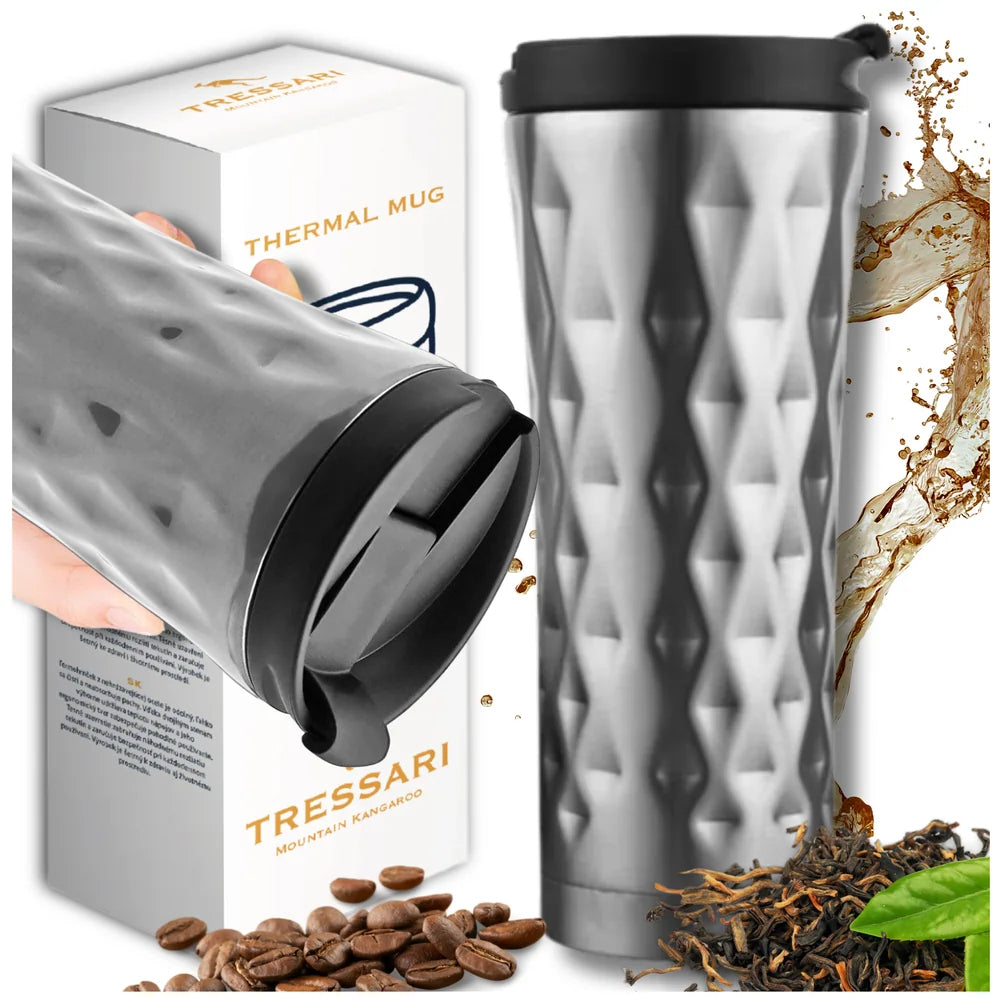 Termokrūze kafijai, metāla, 500 ml