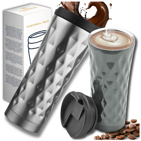 Termokrūze kafijai, metāla, 500 ml