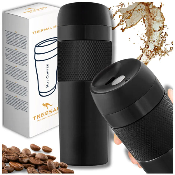 Termokrūze kafijai, melna, 400 ml