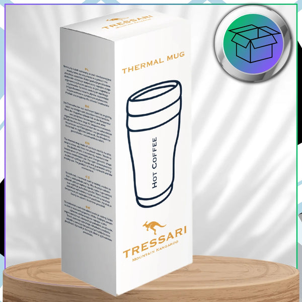 Termokrūze, melna, 600 ml, nerūsējošā tērauda