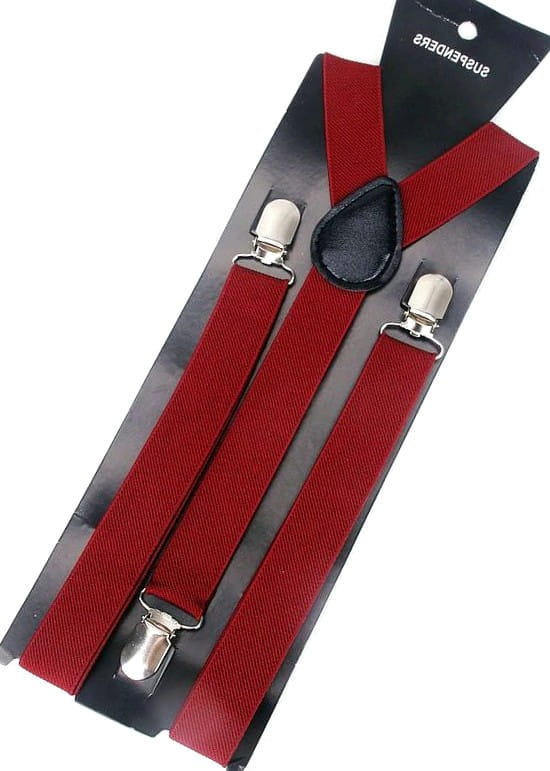 Unisex sarkanas bikšturi
