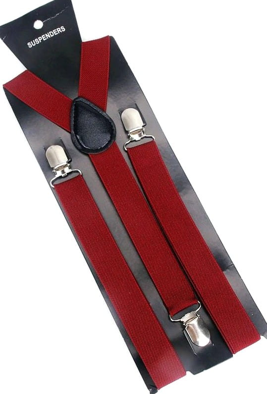 Unisex sarkanas bikšturi