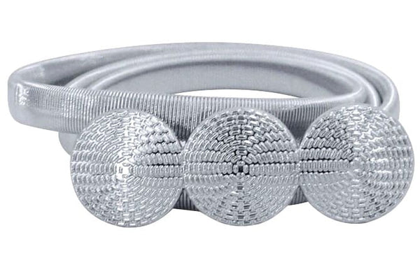 Sidabrinis elastingas metalinis diržas SNAKE D9