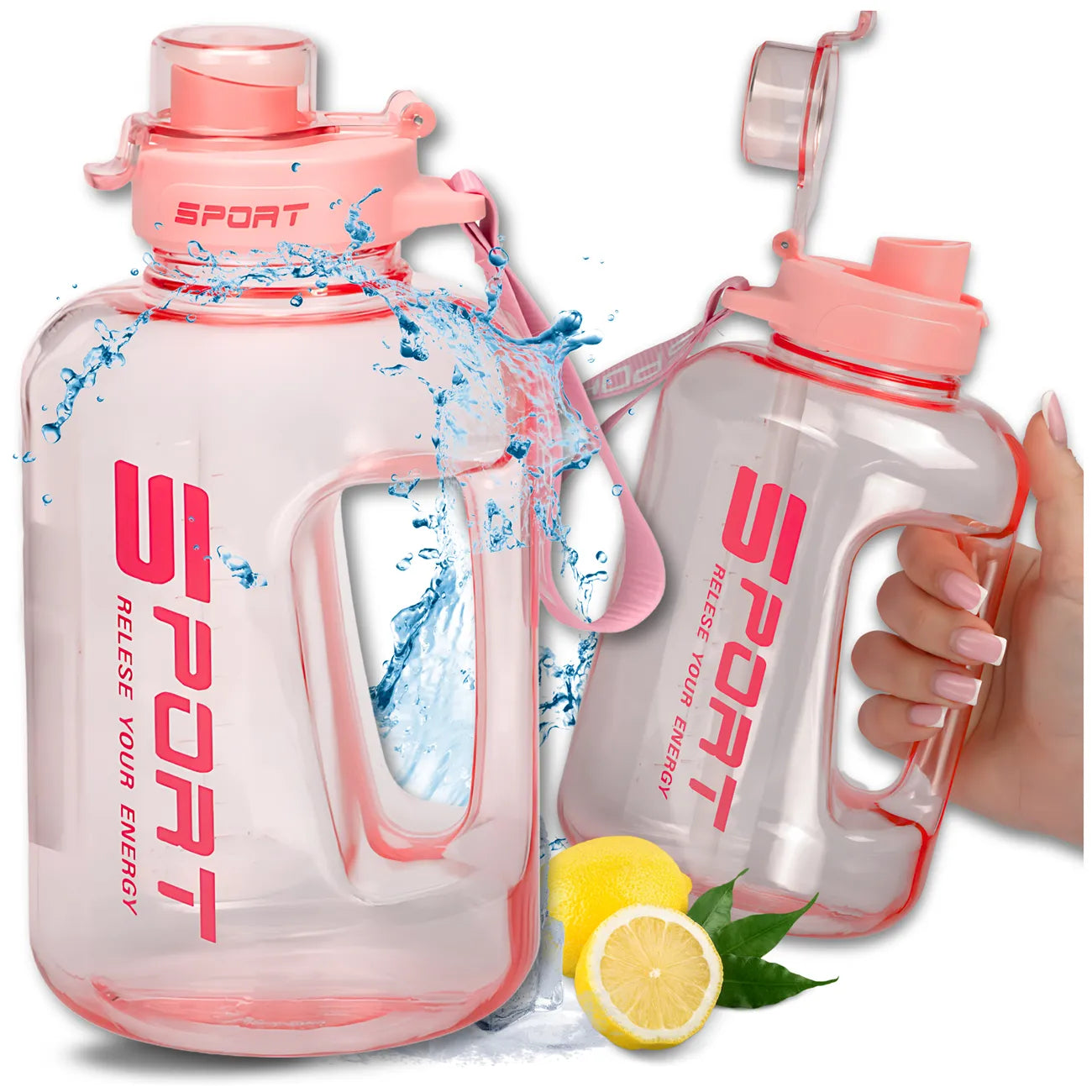 Dzeramā pudele Tressari, 1700 ml, bez BPA, N479