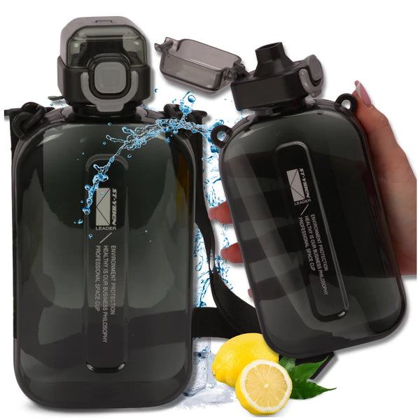 Dzeramā pudele TRESSARI, 750 ml, melna plastmasa