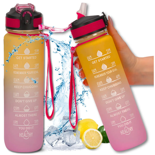 Dzeramā pudele Tressari, 1000 ml, PC plastmasa