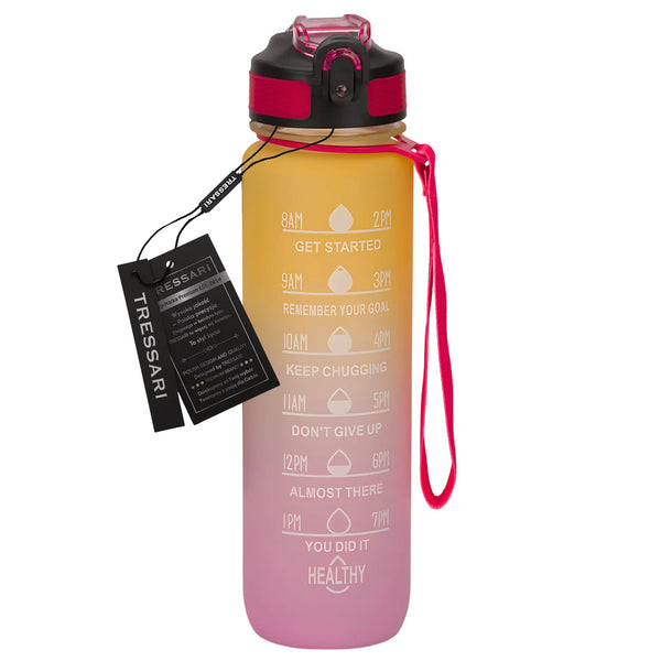 Dzeramā pudele Tressari, 1000 ml, PC plastmasa