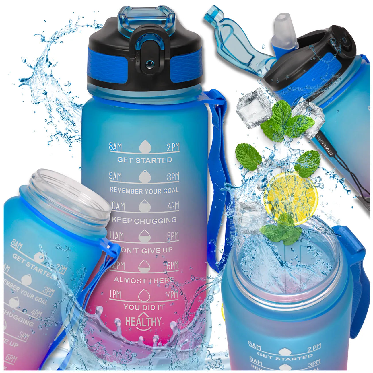 Dzeramā pudele Tressari, 600 ml, bez BPA, N474