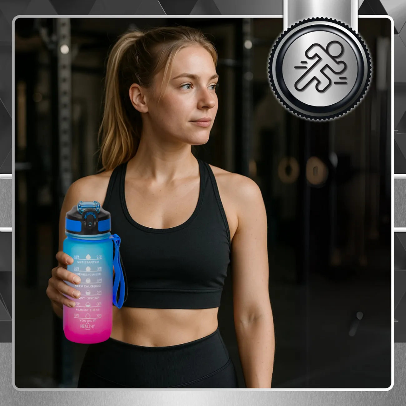 Dzeramā pudele Tressari, 600 ml, bez BPA, N474