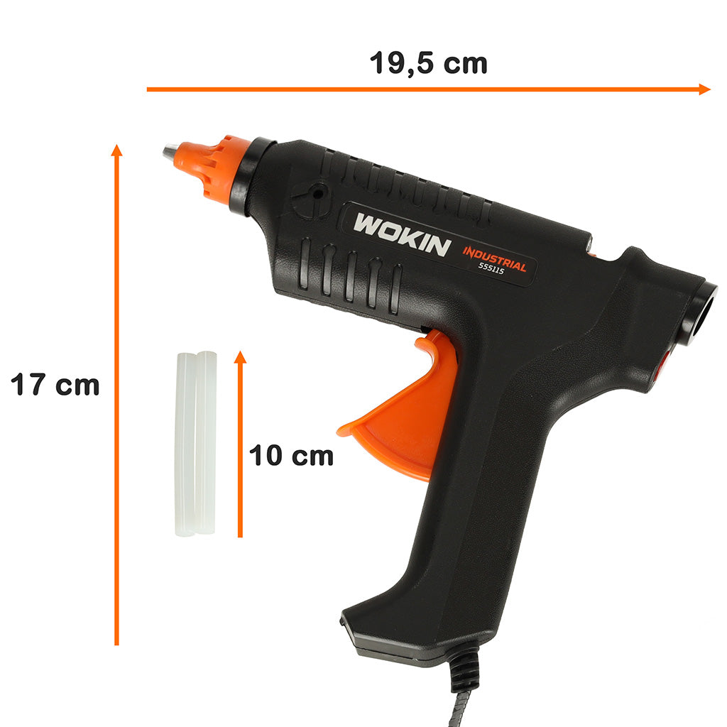 WOKIN karstās līmes pistole 15W ar 11,2 mm stienīšiem 