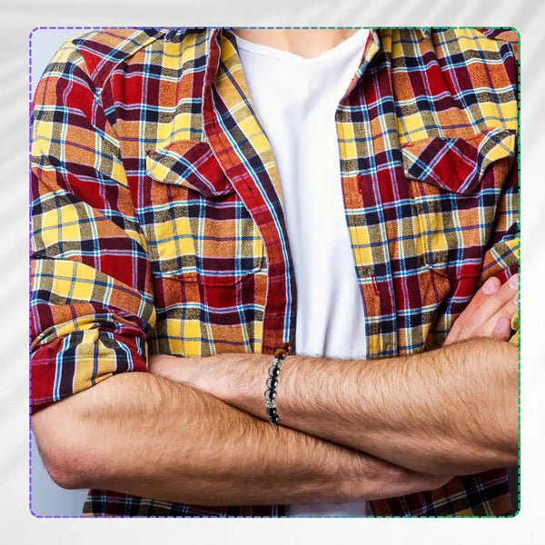 Aizsargājoša aproce: hematīts, tīģera acs un melnais obsidiāns