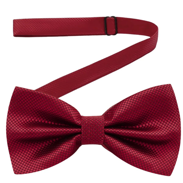 Vīriešu bordo krāsas tauriņš, regulējams, elegants