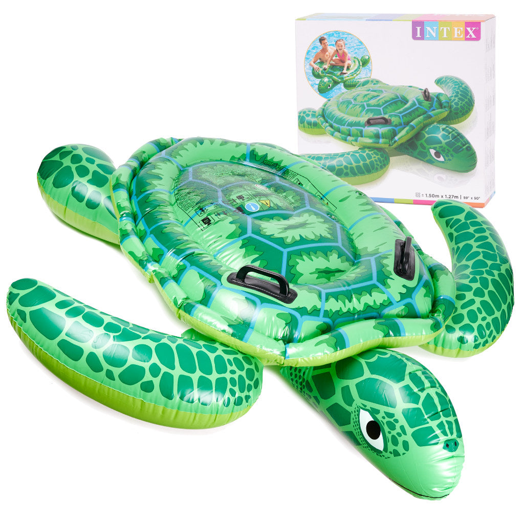 Piepūšamais bērnu plosts bruņurupucis 150 cm INTEX 