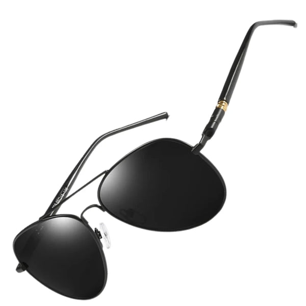 Vīriešu saulesbrilles D3, melnas 