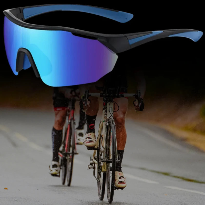 Polarizētas sporta saulesbrilles vīriešiem B58 zilas 