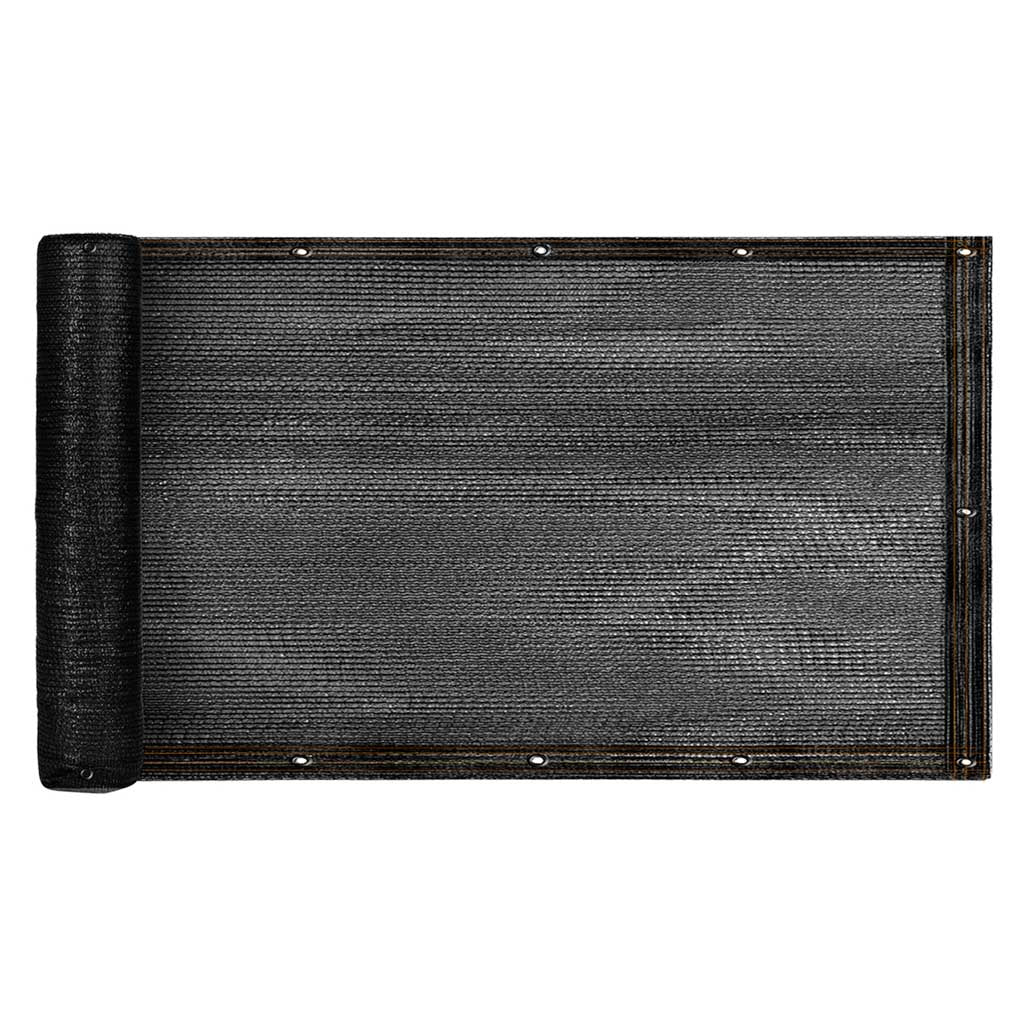 Balkona aizkars LUARO 105x700 cm UV ar stiprinājuma siksnām