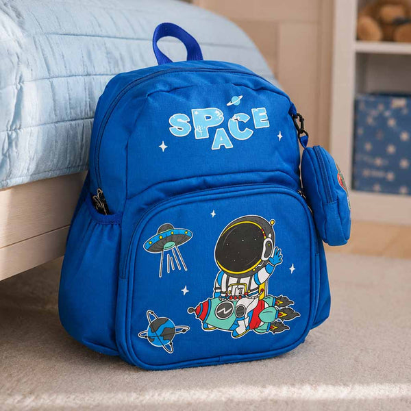 Vaikiška priešmokyklinuko kuprinė „Astronautas“ 30×22×11 cm