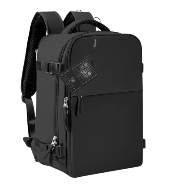 Ceļojumu mugursoma BAD&amp;BAGS, melna, ar USB