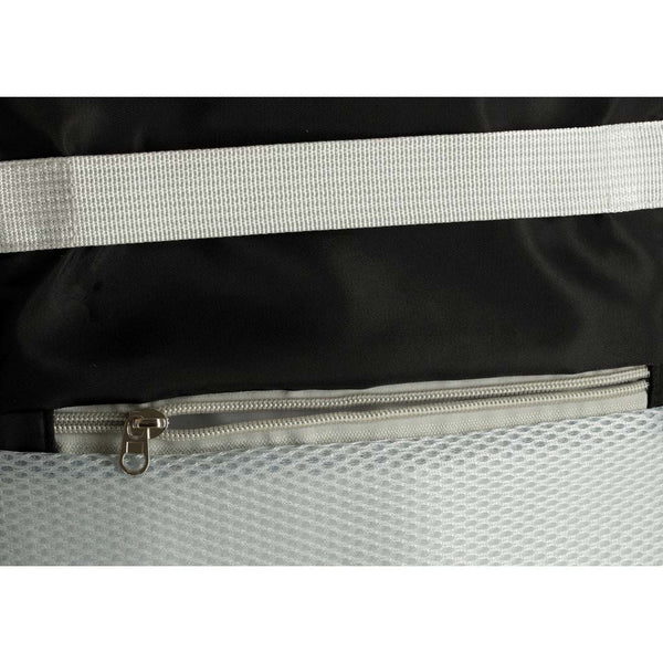 Ceļojumu rokas bagāžas mugursoma ar USB, melna