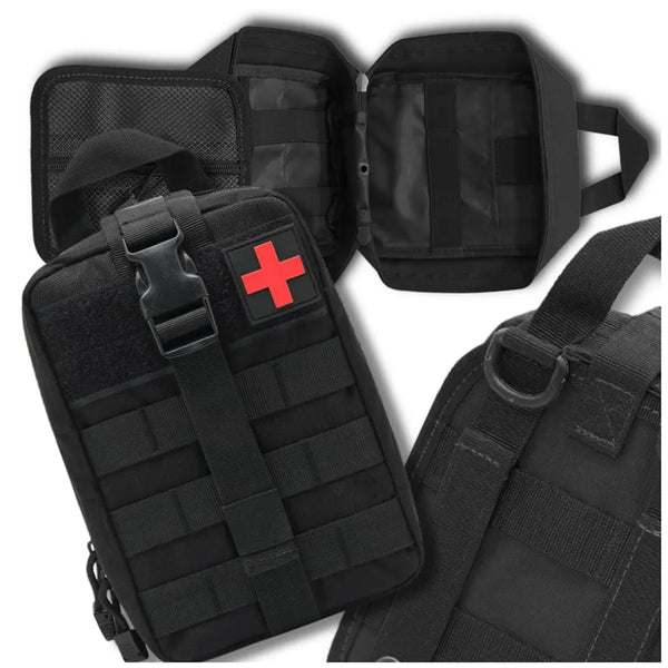 Taktiskā MOLLE pirmās palīdzības aptieciņas soma 1000D V2