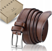 Vīriešu ādas josta Stevens, brūna D25
