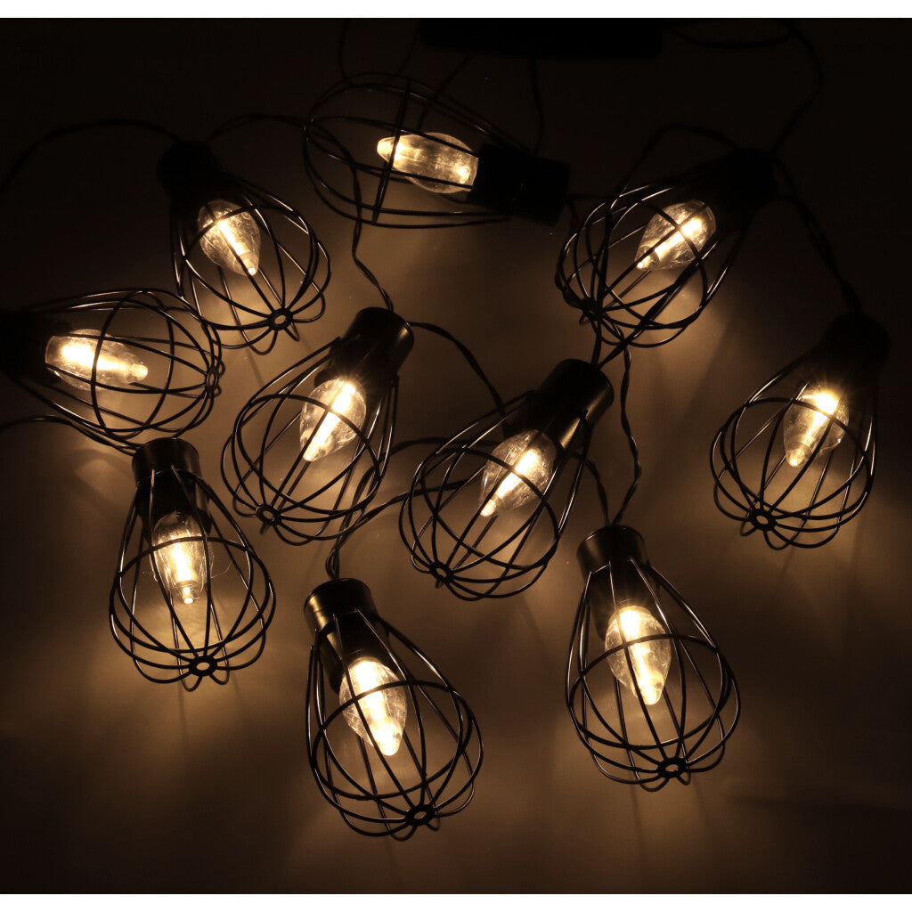 Dārza vītnes saules spuldzes 10 LED