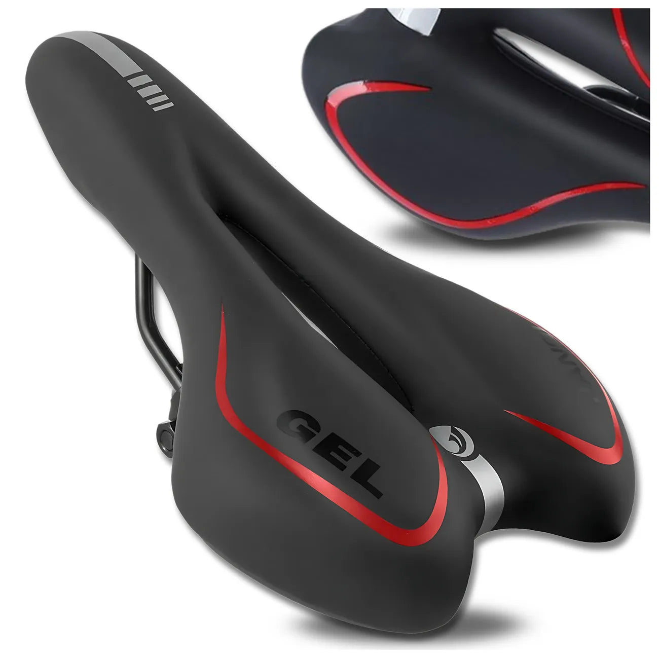 Velosipēda sēdeklis, ūdensnecaurlaidīgs, elastīgs N481