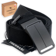 Elastīga josta Tressari, melna, ar automātisku sprādzi