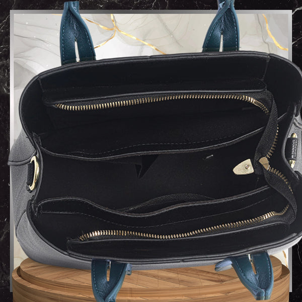 Sieviešu ādas rokassoma BAD&amp;BAGS, melna