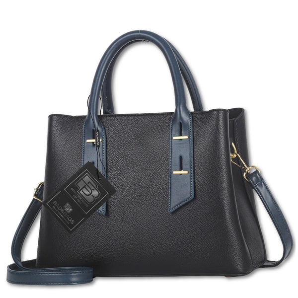 Sieviešu ādas rokassoma BAD&amp;BAGS, melna