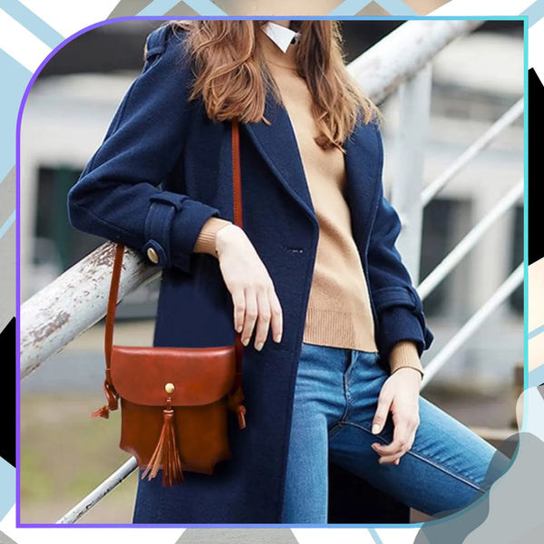 Sieviešu ādas rokassoma BAD&amp;BAGS, brūna