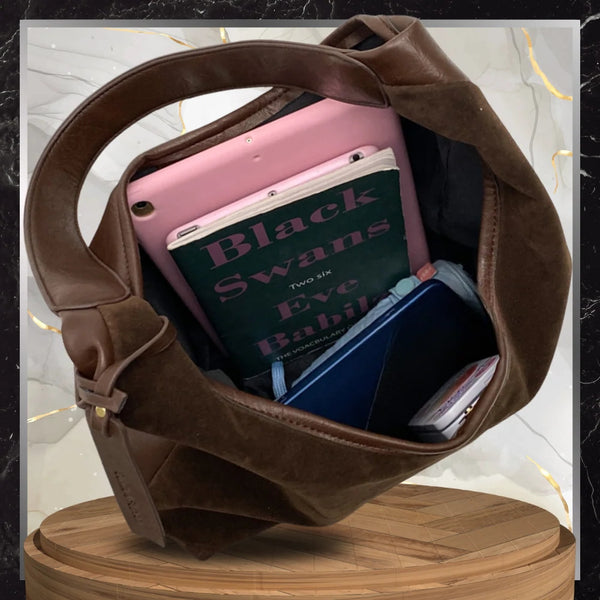 Sieviešu rokassoma BAD&amp;BAGS, brūna eko āda 