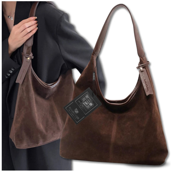 Sieviešu rokassoma BAD&amp;BAGS, brūna eko āda 