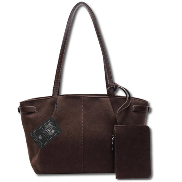 Sieviešu rokassoma, brūna eko āda