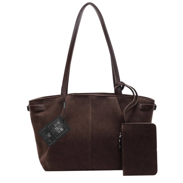 Sieviešu rokassoma, brūna eko āda