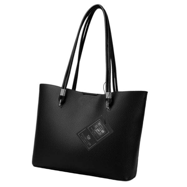 Sieviešu ādas rokassoma BAD&amp;BAGS, melna N500