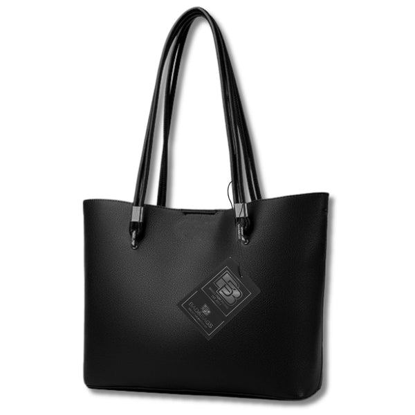 Sieviešu ādas rokassoma BAD&amp;BAGS, melna N500