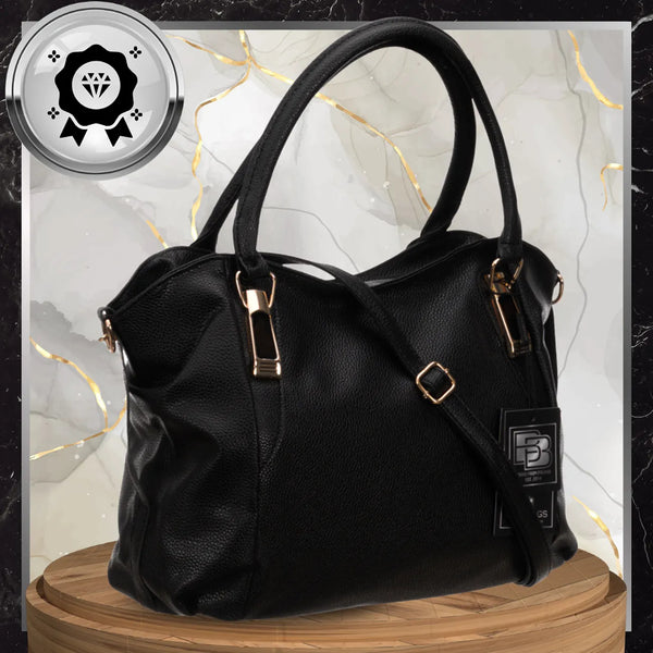 Sieviešu rokassoma BAD&amp;BAGS, melna, eko āda