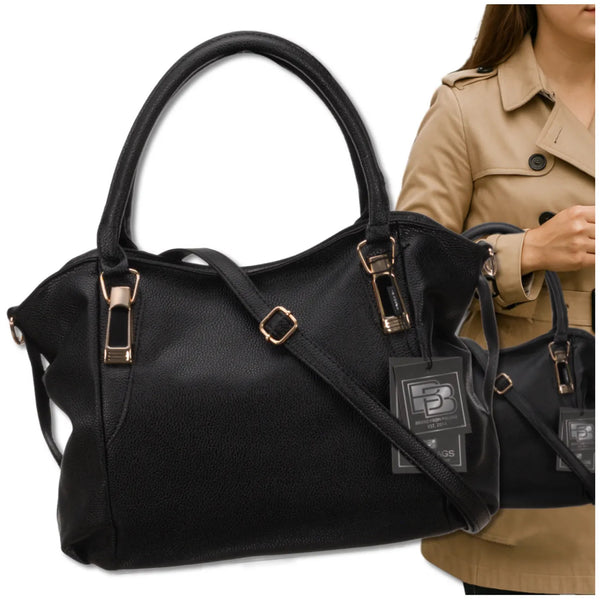 Sieviešu rokassoma BAD&amp;BAGS, melna, eko āda