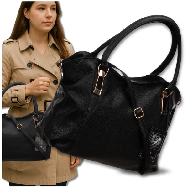 Sieviešu rokassoma BAD&amp;BAGS, melna, eko āda