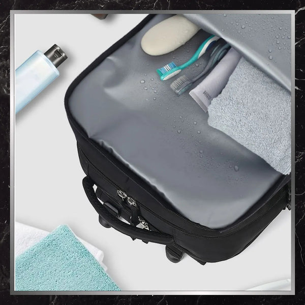 Ceļojumu mugursoma BAD&amp;BAGS, melna, ar USB, ūdensizturīga