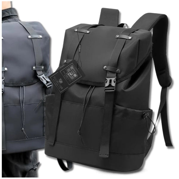 Ceļojumu mugursoma BAD&amp;BAGS, melna, ūdensnecaurlaidīga N488