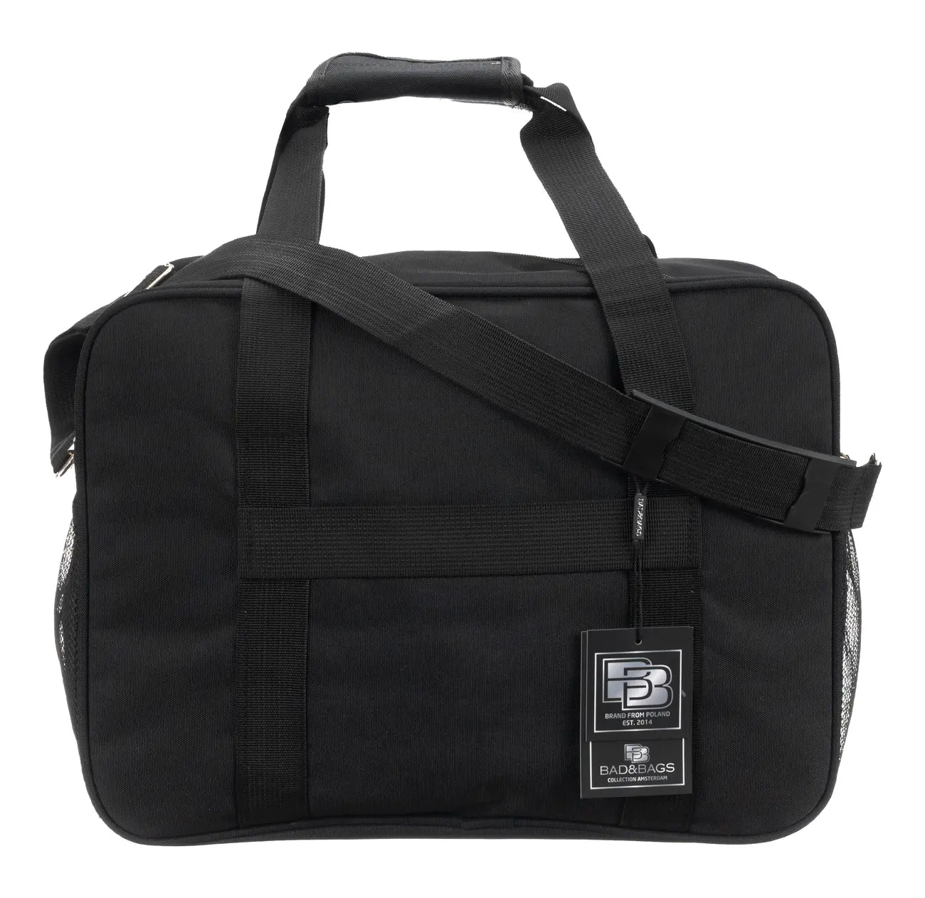 Ceļojuma soma BAD&amp;BAGS, melna, rokas bagāžai