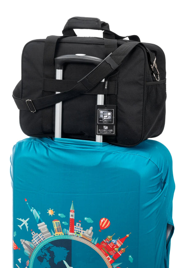 Ceļojuma soma BAD&amp;BAGS, melna, rokas bagāžai
