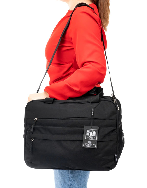 Ceļojuma soma BAD&amp;BAGS, melna, rokas bagāžai