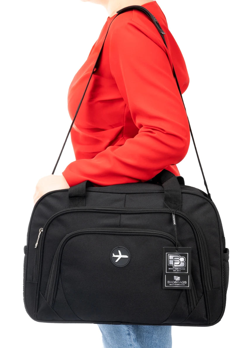 Ceļojuma soma BAD&amp;BAGS, melna N496
