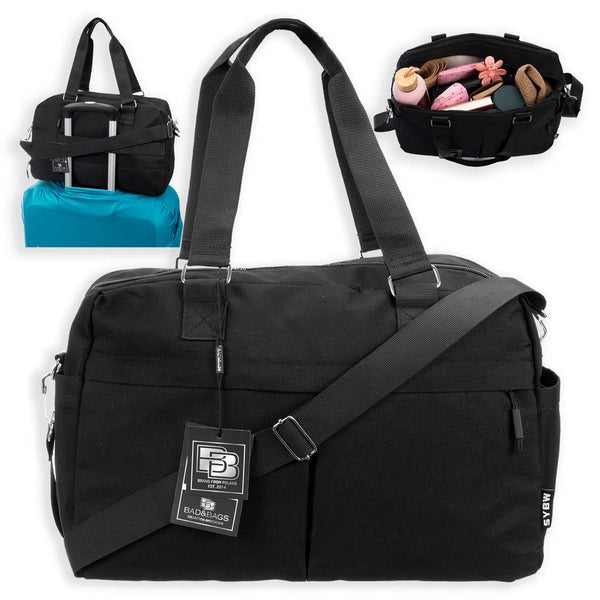 Ceļojumu soma BAD&amp;BAGS, melna, ceļojumu